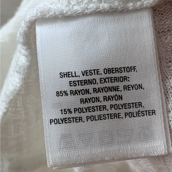 Anthropologie Maeve Ivory Cowl Neck Peplum Thin Knit Long Sleeve Top - Picture 5 of 13